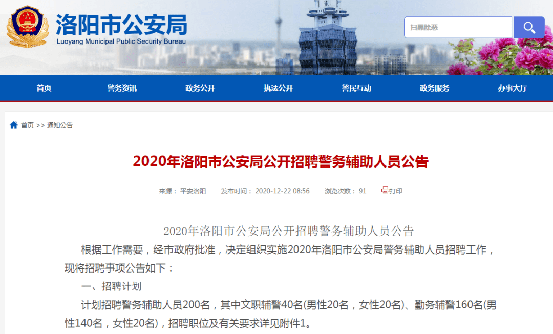 洛阳市招聘网最新招聘信息