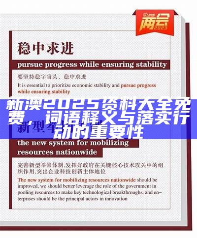 2025新澳最准最快资料，词语释义解释落实